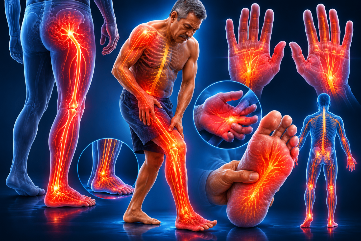 Dolor de nervios en el cuerpo